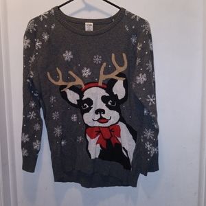 CHRISTMAS DOG SWEATER SIZE L PRELOVED EXCELLENT CONDITION